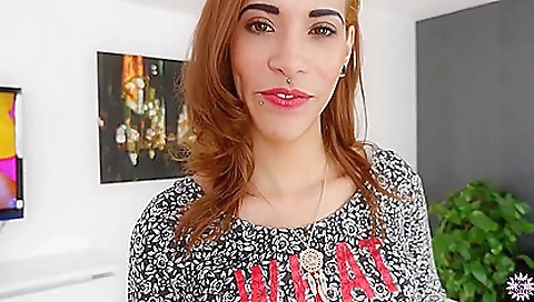 Redhead beauty with a nice round ass and a nice face