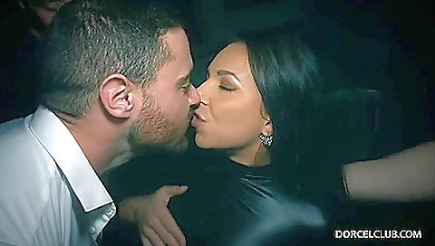 Two hot groups of girls are fucking in different positions