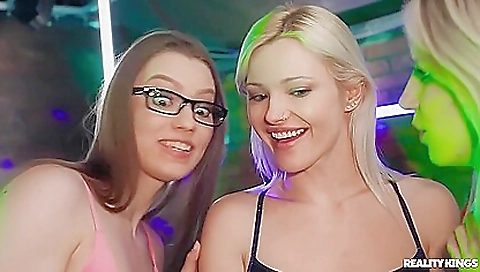 Busty brunette teen with big booty is getting fucked hard