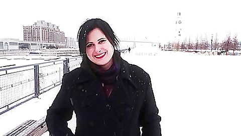 Slutty chick has a sex in bed with her big boyfriend