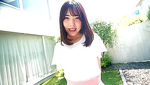 Slender asian chick with small tits enjoys a solo video session