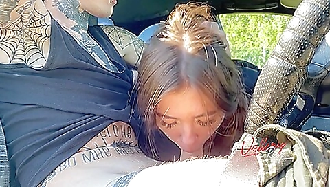Vallery Ray In Whore Sucked In The Car And Cheated Her Boyfriend