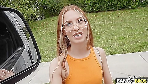 Big booty redhead with a tattooed booty getting fucked