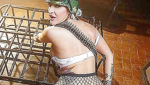 Sexy blonde in pink top and skirt doing poses in vr porn