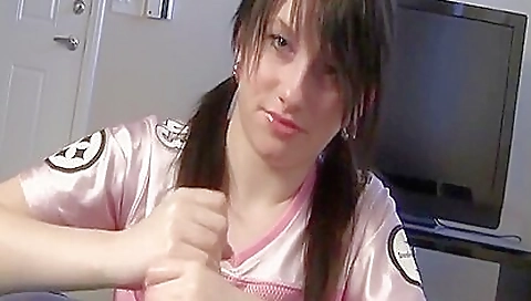 Sexy teen wants her big dick inside her tight cunt