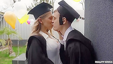 Busty blonde teen with a massive ass is anal-fucked