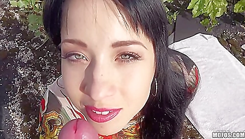 Russian amateur video with hairy slut in a tight lingerie