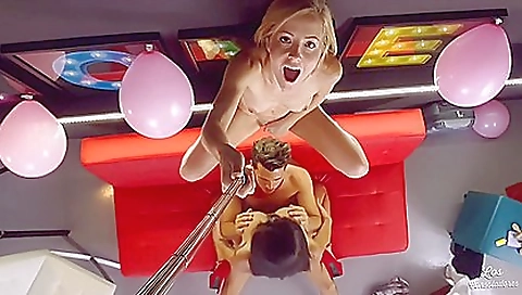 Busty latina chick with big tits and a tattooed ass