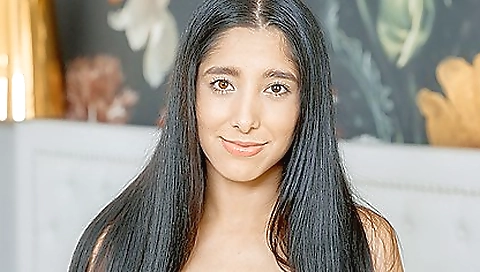 Solo female in lingerie in red dress and sexy lingerie