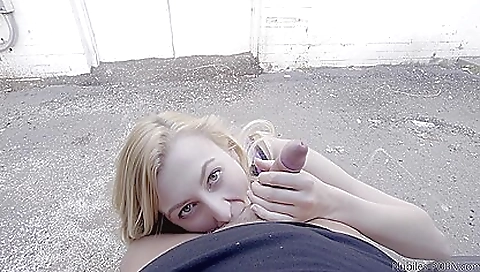 Blonde milf with a big booty and a big ass on the beach