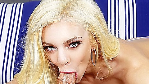 Sexy blonde chick Tiffany waist fucked hard in vr porn video