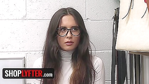 Cute Mormon Thief Daisy Pheonix Caught And Fucked Hard By Security