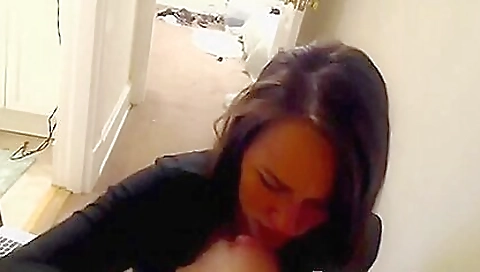 Amateur handjob pov with a hot dude licking and fucking