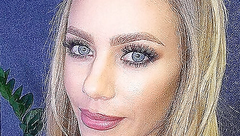 Sexy brunette 18+ wears sexy lingerie and stockings