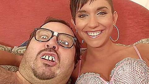 Tight brunette with a tight ass is stretching her body