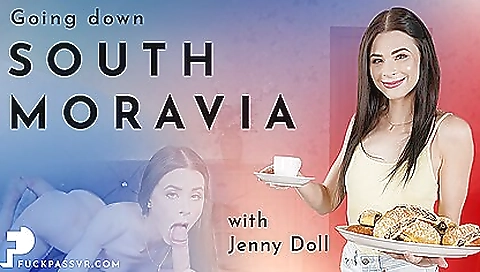 Jenny doll gets a creampie after riding a hard dick