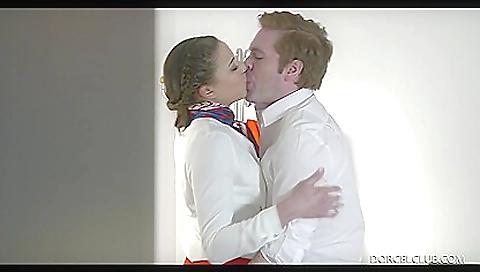 Cute brunette milf gets her body covered with her boyfriend's dick