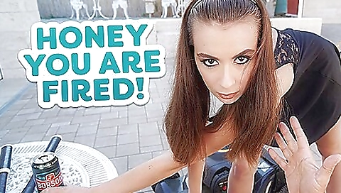 Horny wife gets fucked hard by a horny babe in front