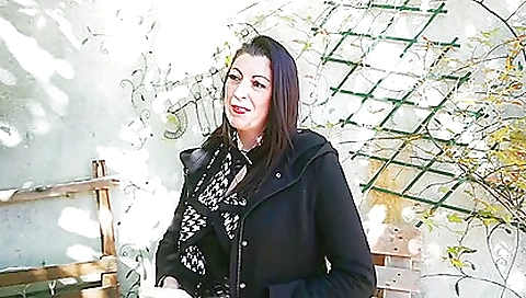 Busty brunette girl in a bikini rides her trainer's cock